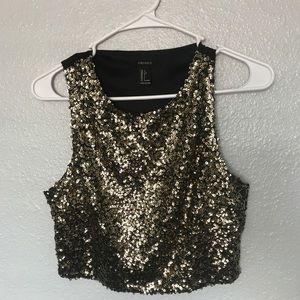 GOLD SEQUENCE TOP